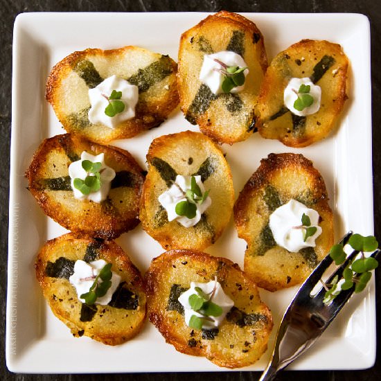 Potato Kale Crisps - Recipe photo by lostrecipesfound
