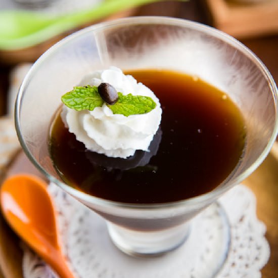 Japanese Coffee Jelly - Recipe photo by Just One Cookbook