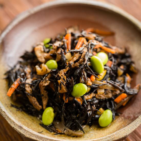 Hijiki Salad - Recipe photo by Just One Cookbook