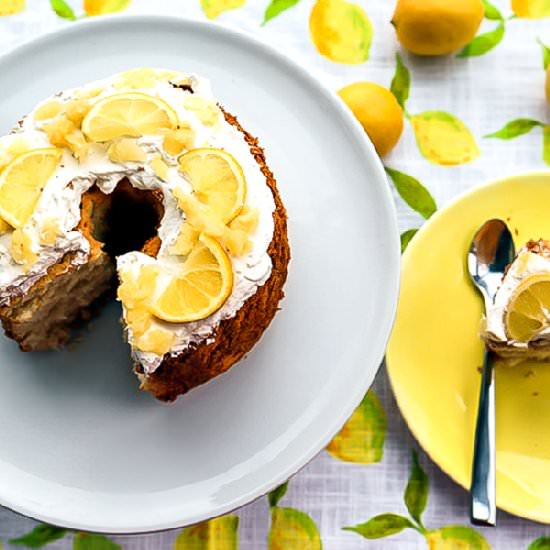 Lemon Chiffon Cake - Recipe photo by cookwithmanali