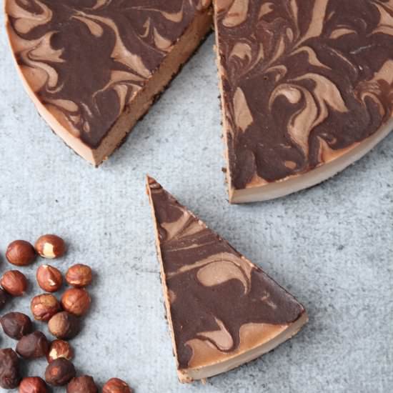 Chocolate Hazelnut Mousse Cake - Recipe photo by sweettalkblog