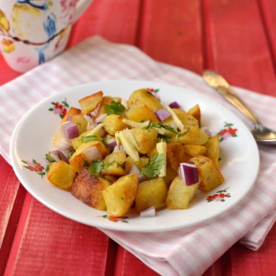 Delhi Aloo Chaat - Recipe photo by Pavani