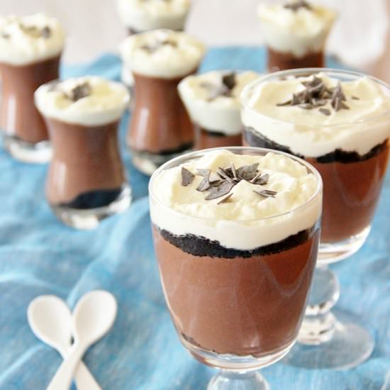 Chocolate Mousse Parfaits - Recipe photo by theseasonedtraveler