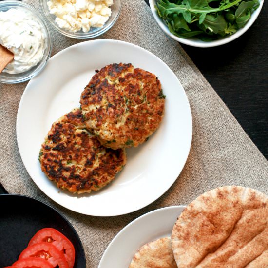 Chickpea Burgers - Recipe photo by CAVA
