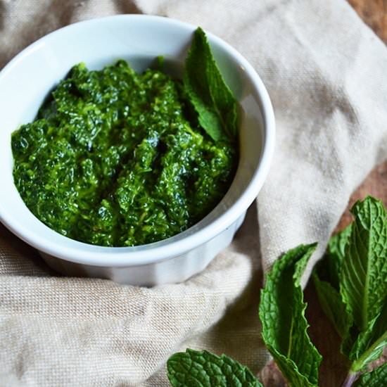 Mint Chimichurri - Recipe photo by CAVA