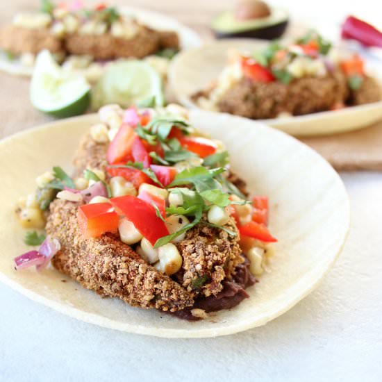 Crispy Avocado Tacos - Recipe photo by Whitney Bond