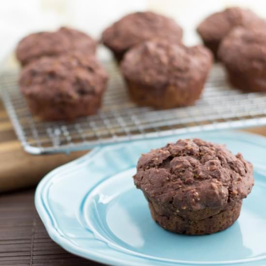 Orange Chocolate Oatmeal Muffins - Recipe photo by GourmetMommy