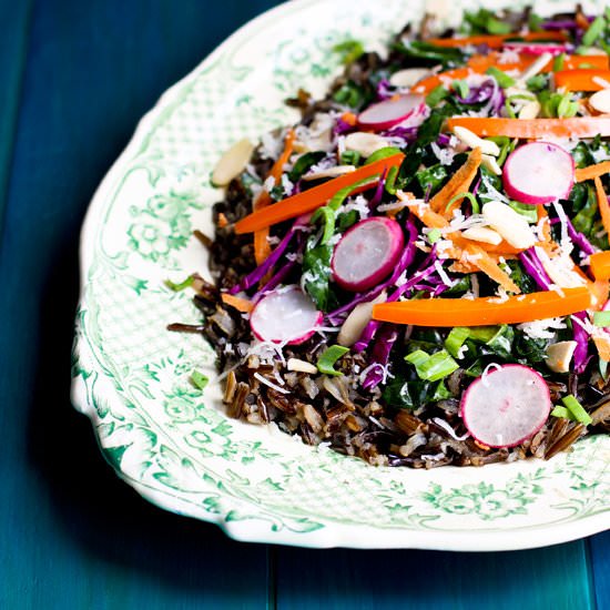 Hearty Kale and Wild Rice Salad - Recipe photo by calizona