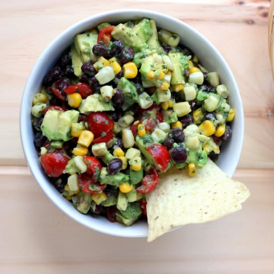 Cinco de Mayo Avocado Dip - Recipe photo by thesemisweetsisters