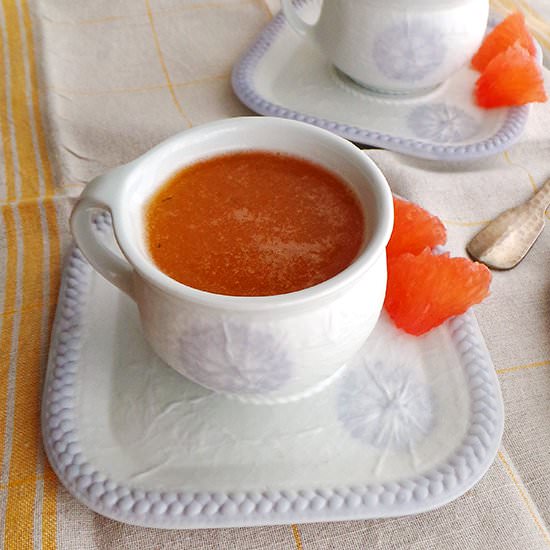 Cantaloupe and Spearmint Soup - Recipe photo by SweetCannela