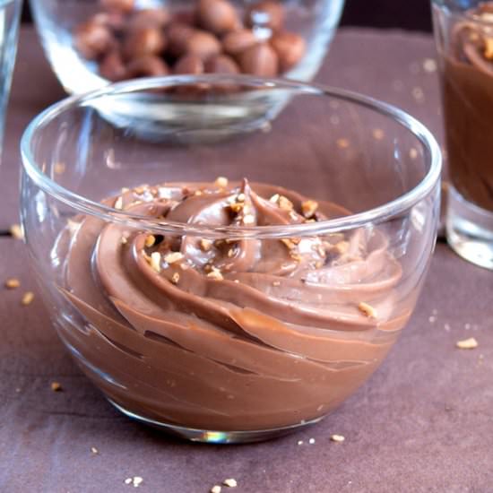 Nutella Chocolate Pudding - Recipe photo by butterchantilly