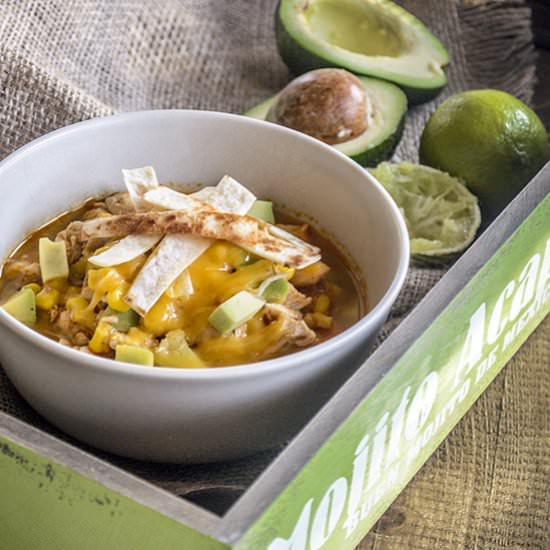 lime and avocado mexican soup - Recipe photo by gruszkazfartuszka