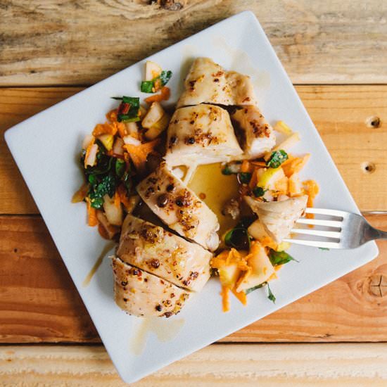 Spicy Maple Gruyere Stuffed Chicken - Recipe photo by brijam35