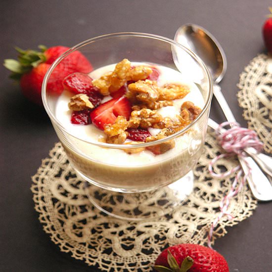 Vanilla Bean Pudding Parfaits - Recipe photo by bashfulbao