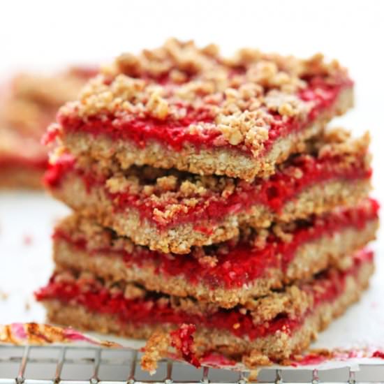Pecan Raspberry Pie Squares - Recipe photo by cleanwellness