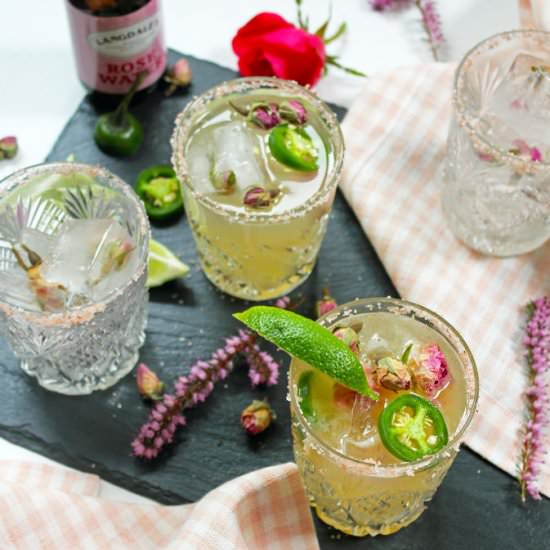 Fresh & Spicy Rose Water Margarita - Recipe photo by jjbegonia