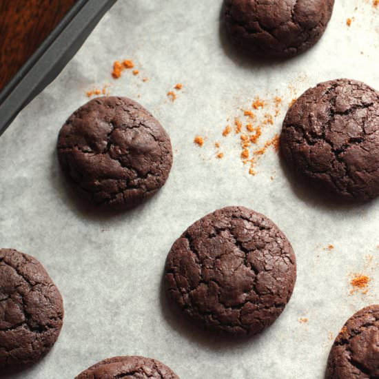 Chilli Chocolate Cookies - Recipe photo by the tummy train