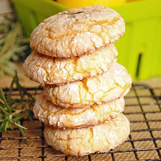 Rosemary Lemon Cake Mix Cookies - Recipe photo by ishouldbemoppingthefloor