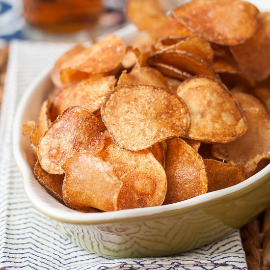 Homemade Potato Chips - Recipe photo by tideandthyme