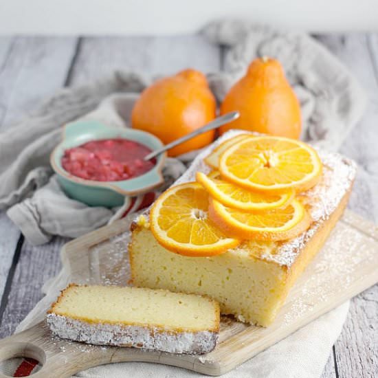 Tangerine Ricotta Pound Cake - Recipe photo by VRAI Magazine