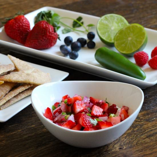 Sweet and Spicy Chips and Salsa - Recipe photo by deliciouslystylish