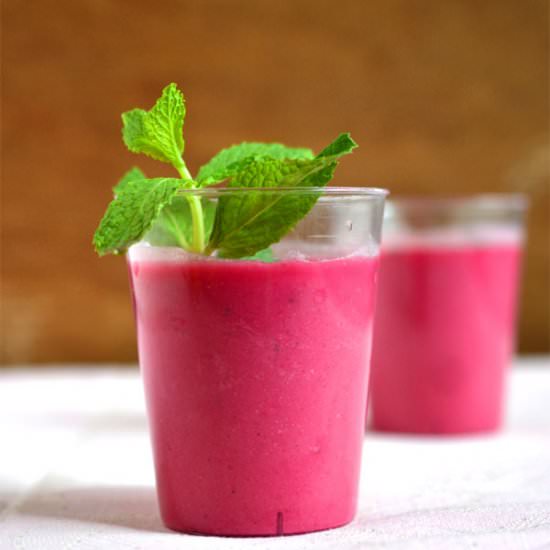 Beetroot Buttermilk (Chaas) - Recipe photo by Indian Khana
