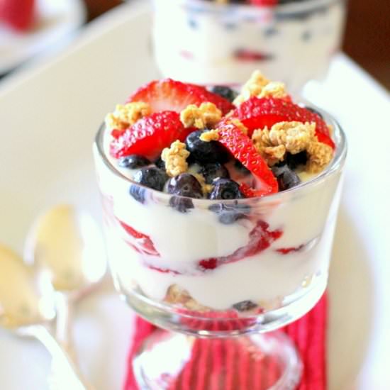 Patriotic Parfaits - Recipe photo by graincrazy