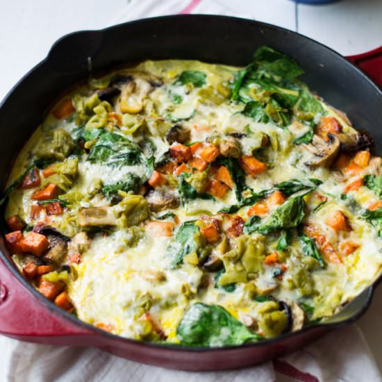 Veggie Fritatta - Recipe photo by FerraroKitchen