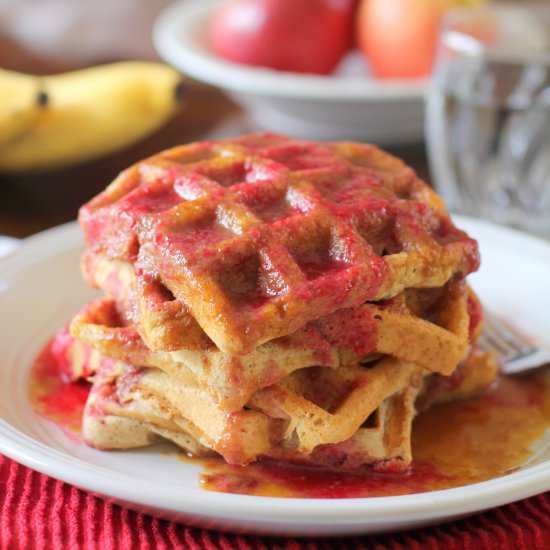 Golden Whole Grain Waffles - Recipe photo by graincrazy