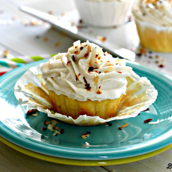 Tres Leches Pina Colada Cupcakes - Recipe photo by thebelleofthekitchen