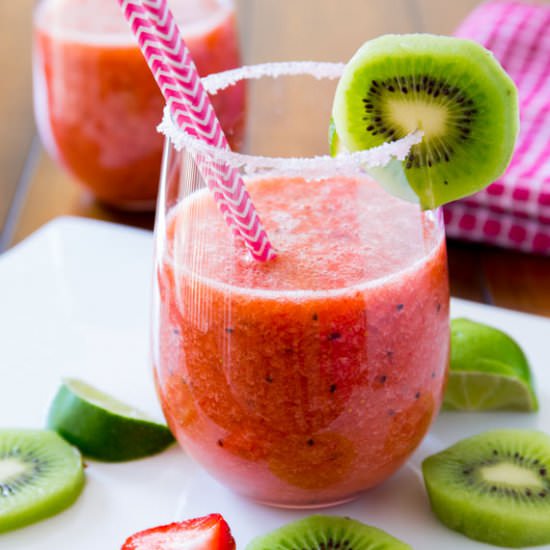 Strawberry Kiwi Margaritas - Recipe photo by sallysbakingaddiction