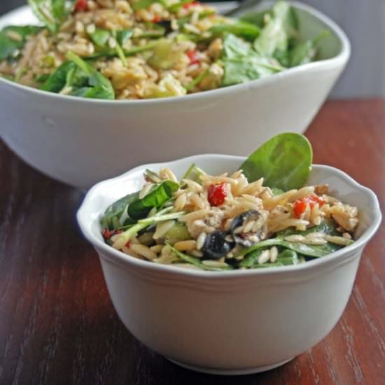 Orzo Pasta Salad - Recipe photo by loveandduckfat
