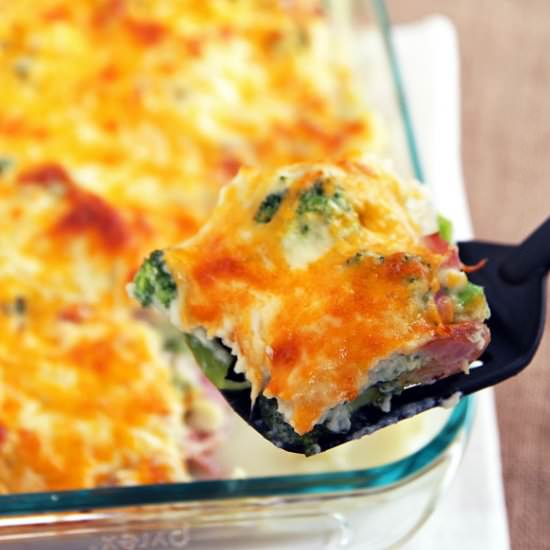 Cauliflower Broccoli Casserole - Recipe photo by Leelalicious