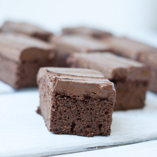 Cocoa Frosted Cake - Recipe photo by purelytwins