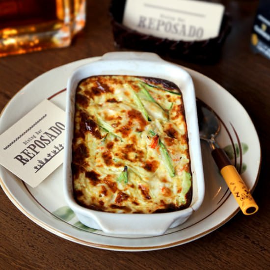 Baked Zucchini Crab Omelette - Recipe photo by misspickledplum