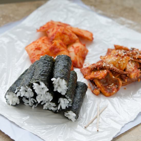 Chungmu Kimbap - Recipe photo by beyondkimchee