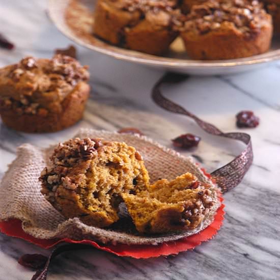 Pumpkin Rum Muffins - Recipe photo by bashfulbao