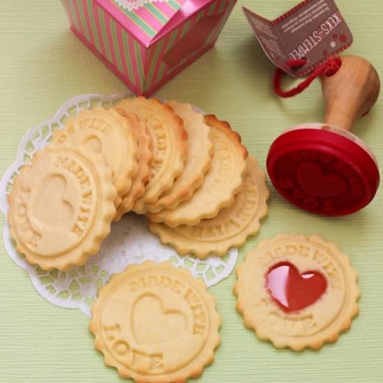 Shortbread heart cookies - Recipe photo by themisstools