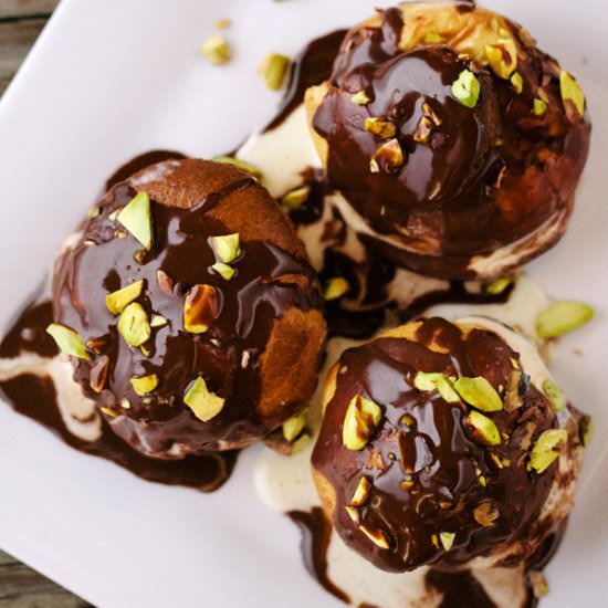 Profiterols - Recipe photo by foolproofliving.com