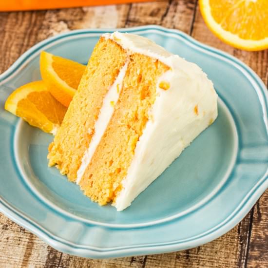 Orange Cream Cake - Recipe photo by Deliciously Sprinkled