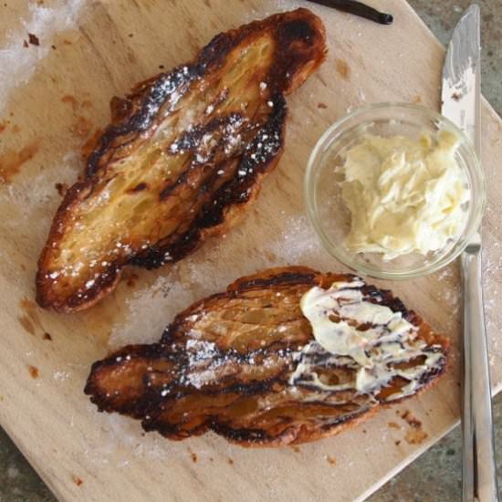 Grilled Croissants - Recipe photo by theworktop