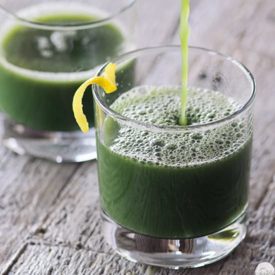Green Goddess Juice - Recipe photo by LoveAndGarnish