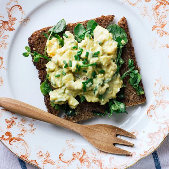 Homemade Mayo & Curried Egg Salad - Recipe photo by irinawang