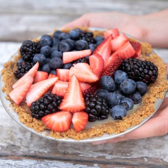 Triple Berry Tart - Recipe photo by cinemaandspice
