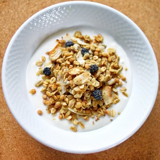 Blueberry Coconut Granola - Recipe photo by forbiddenrice