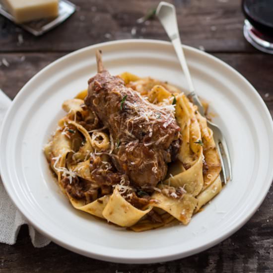 Rabbit Ragu - Recipe photo by bakenoir