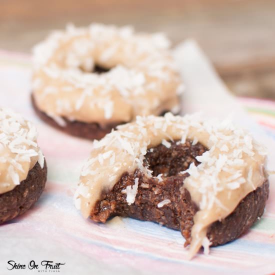 Raw Donuts with Coconut Glaze - Recipe photo by shinewithnature