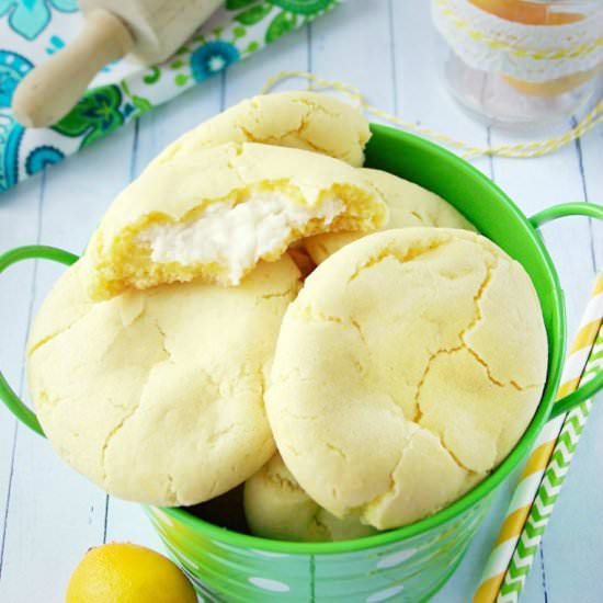 Lemon Pudding Cheesecake Cookies - Recipe photo by sewlicious