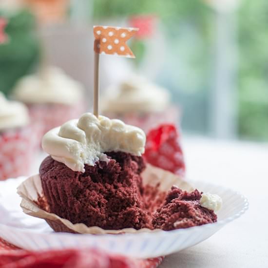 Gluten-Free Red Velvet Cupcakes - Recipe photo by lia griffith