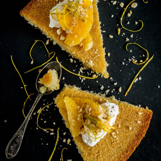 Basboosa (Egyptian Semolina Cake) - Recipe photo by From the Kitchen of Sara